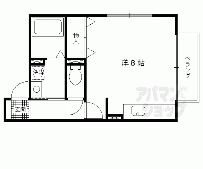 【セジュール東寺】間取