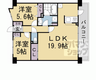 【ディオフェルティ向日東Ⅱ番館】