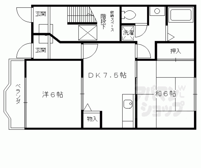 【メゾン山城】間取