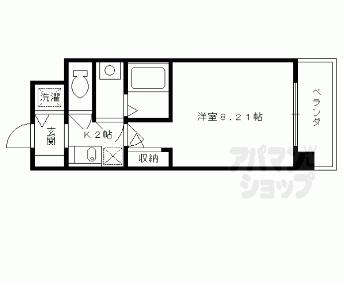 【レジディア京都駅前】間取