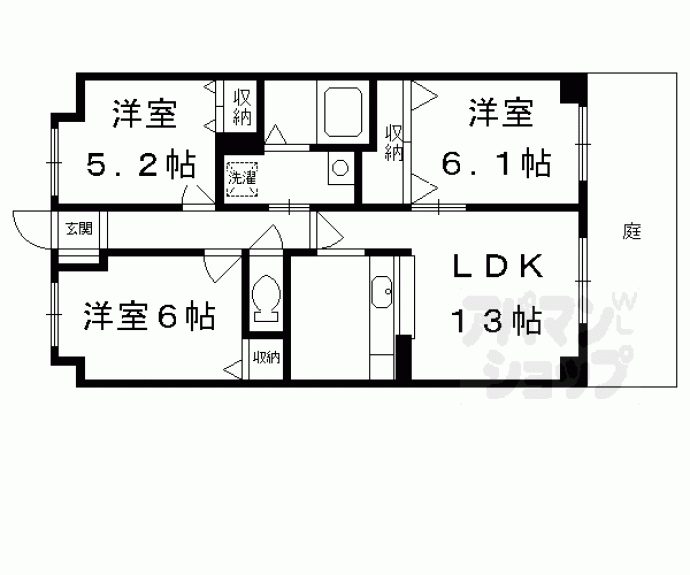 【プリマヴェーラ桃山】間取