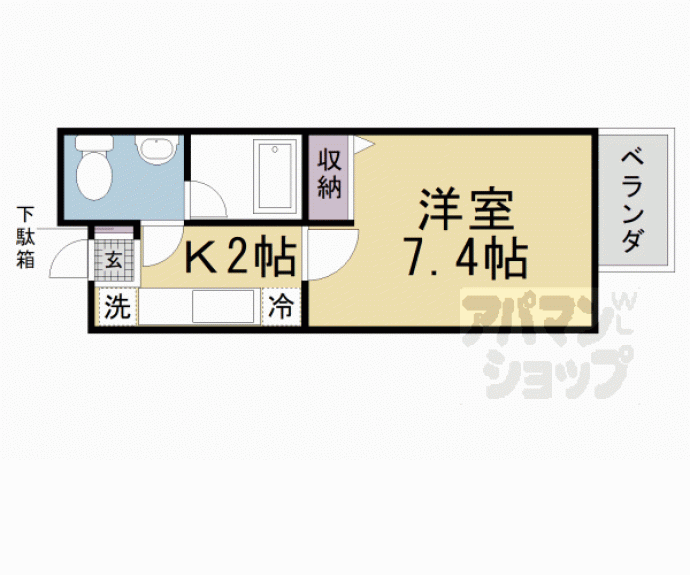 【レイーナ深草】間取