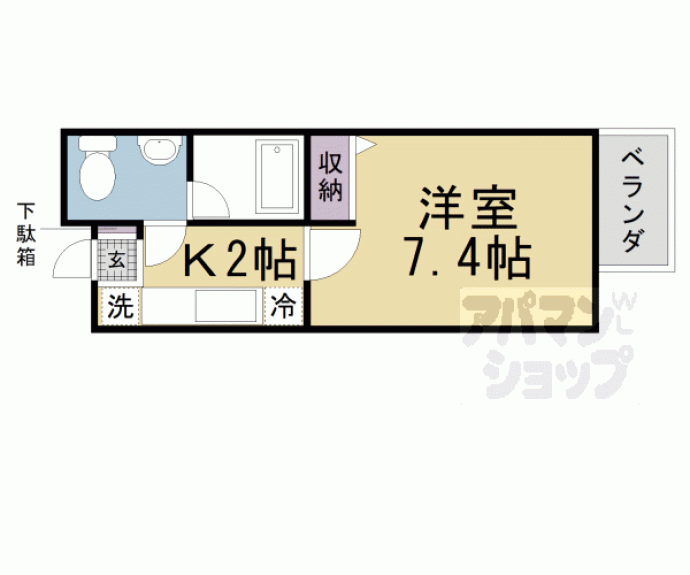 【レイーナ深草】間取