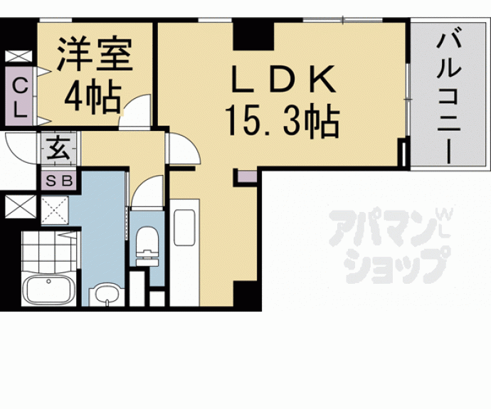 【パインフィールド七条】間取