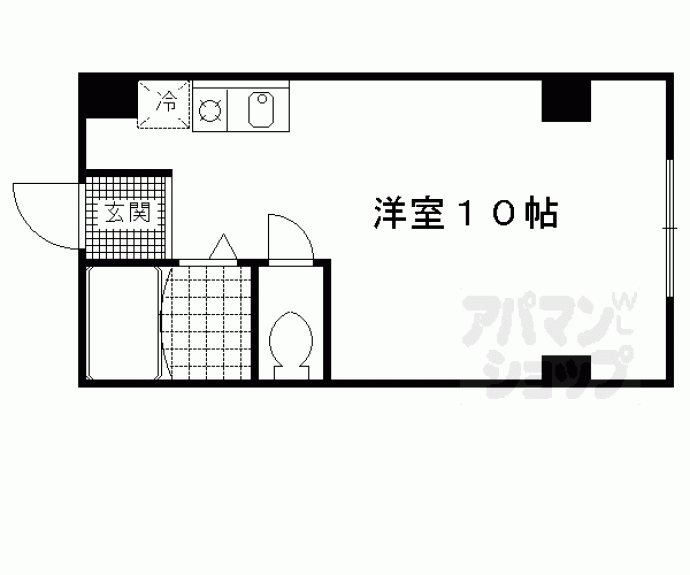 【竹田マンション】間取