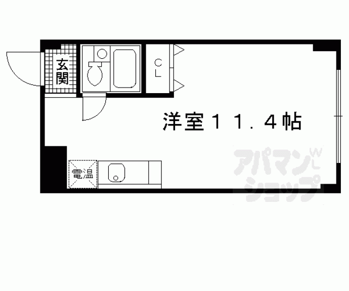 【竹田マンション】間取
