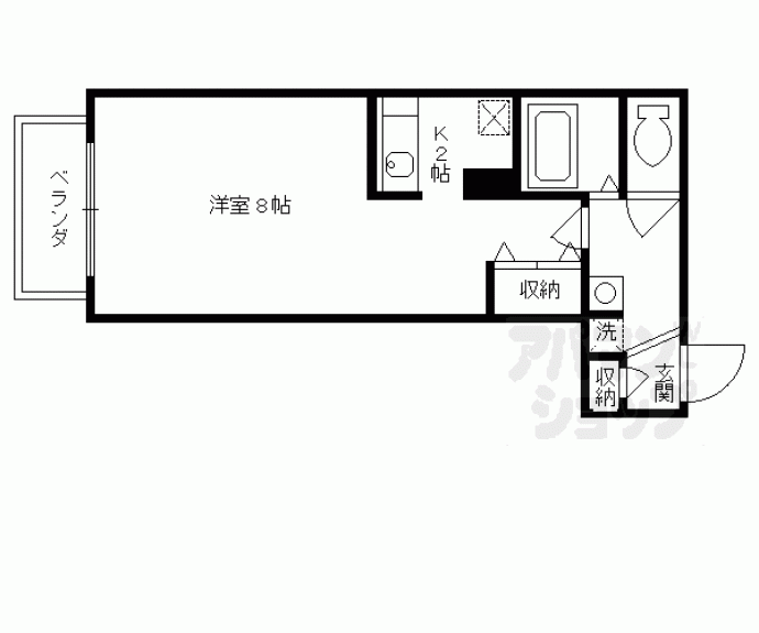 【スワンズ京都セントラルシティ】間取