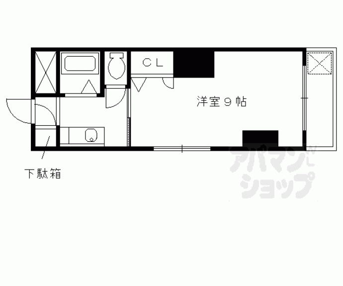 【コスミィハイツ】間取