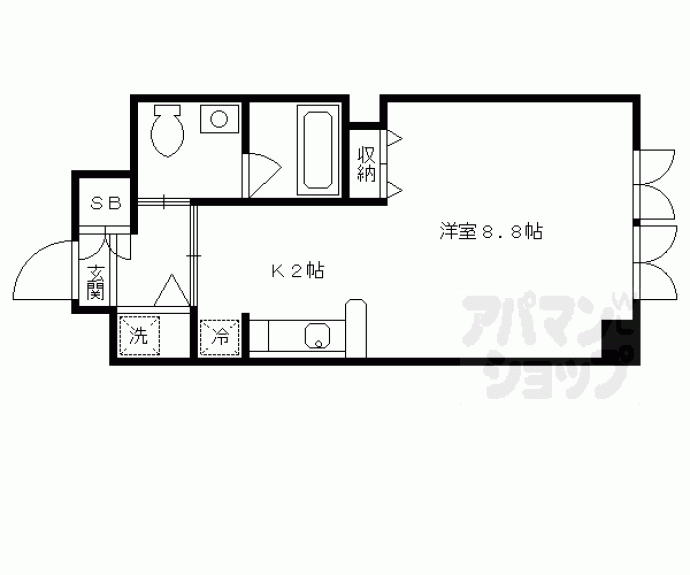 【ヴォールベフィンデン】間取