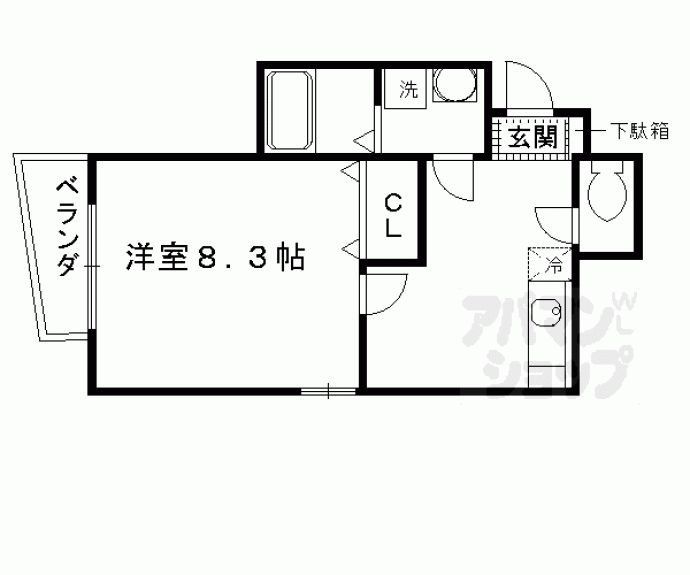 【アルテミス藤森】間取