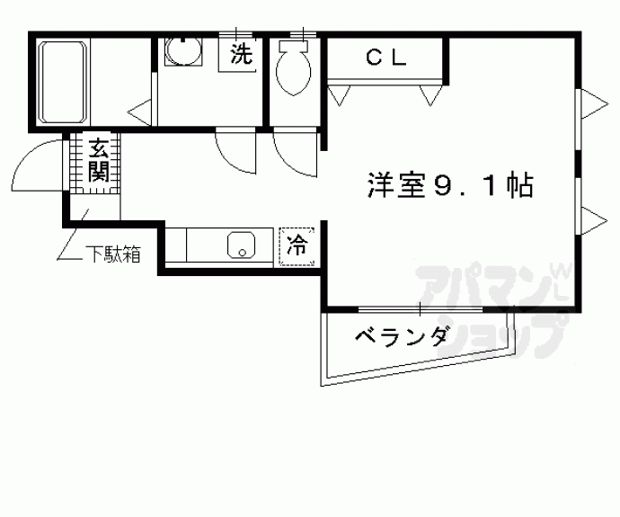 【アルテミス藤森】間取