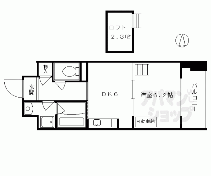 【ＡＬＢＡ烏丸御池】間取