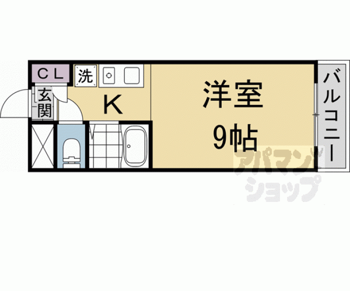 【珠光ビル三条】間取