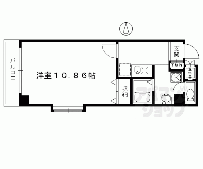 【メディナ三条室町】間取