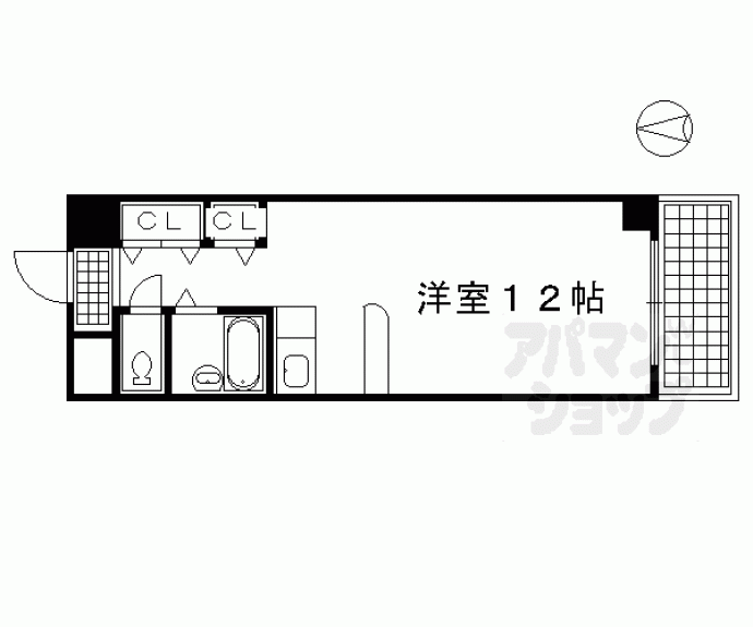 【メゾン・デュ・カルム】間取