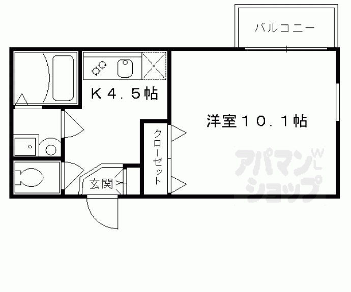 【マーベラス椥辻】間取
