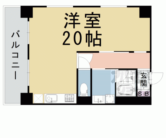 【御幸町パークハイム】間取