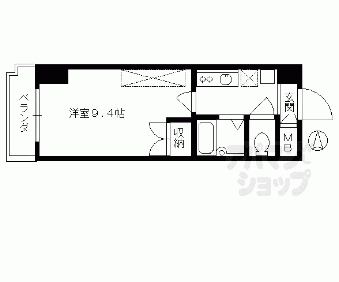 【エル・セレーノ本能寺町】間取