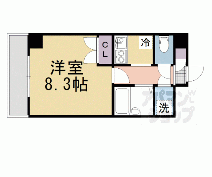【エル・セレーノ本能寺町】間取