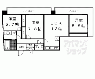 【大宮通今出川下ル薬師町マンション】