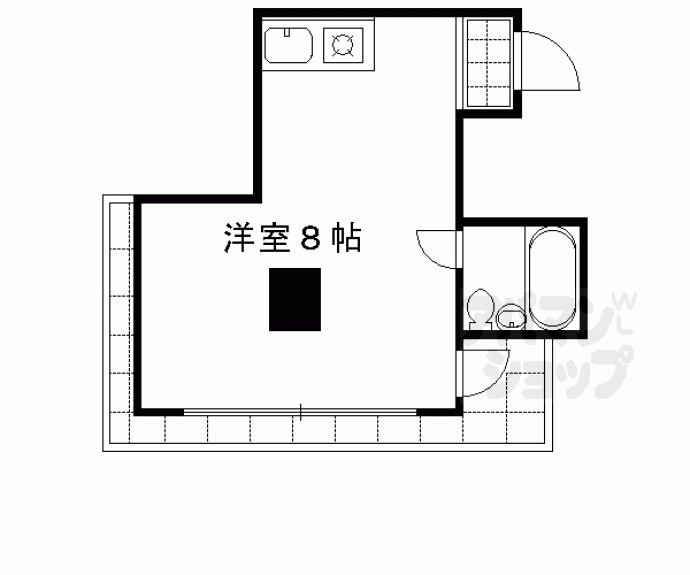 【カーサデ河原町】間取