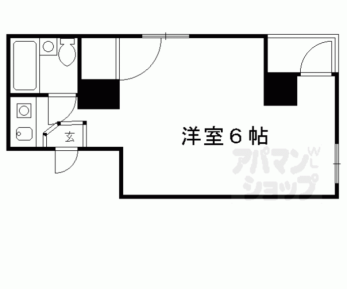 【カーサデ河原町】間取