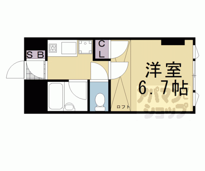 【グランタック河原町五条】間取