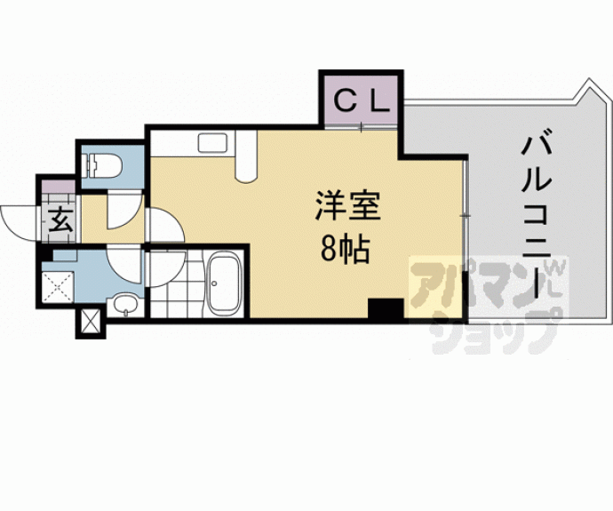 【サンフローラ丸太町】間取
