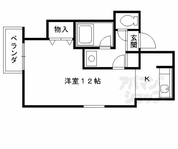 【サンフローラ丸太町】間取