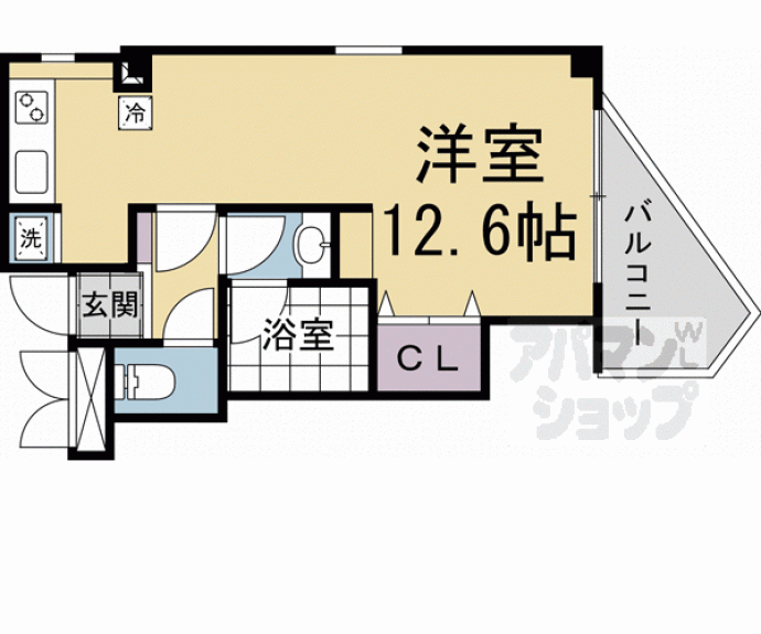【サンフローラ丸太町】間取