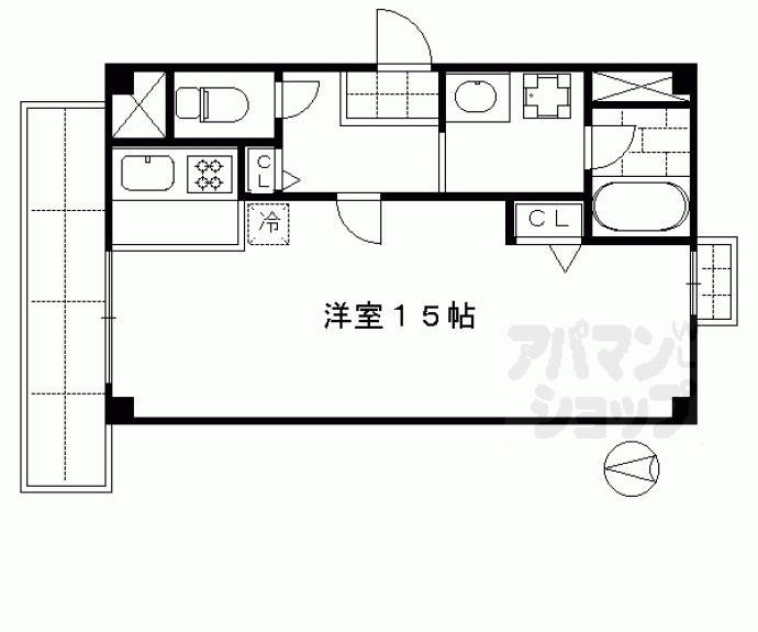 【ロワイヤル室町】間取