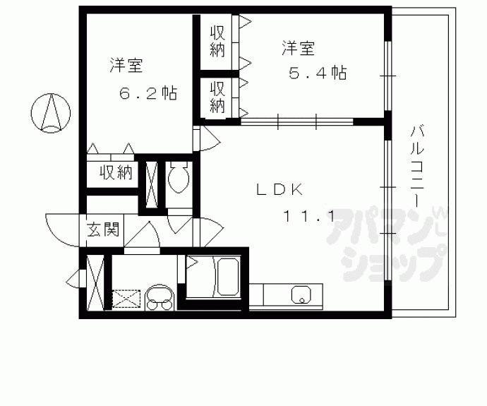 【エル　ソレイユ】間取