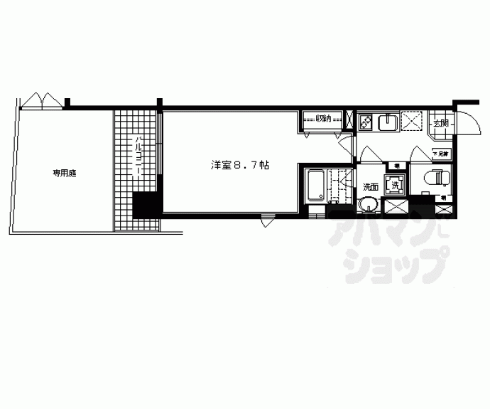 【アスヴェル京都三条通】間取
