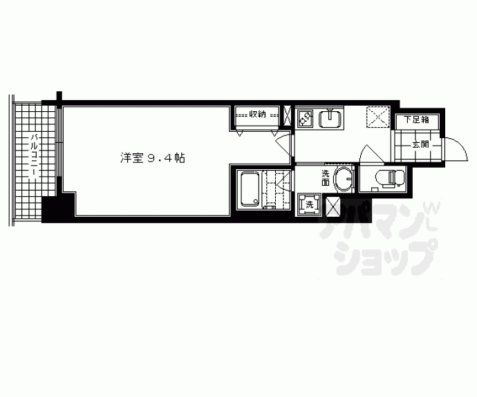 【アスヴェル京都三条通】間取