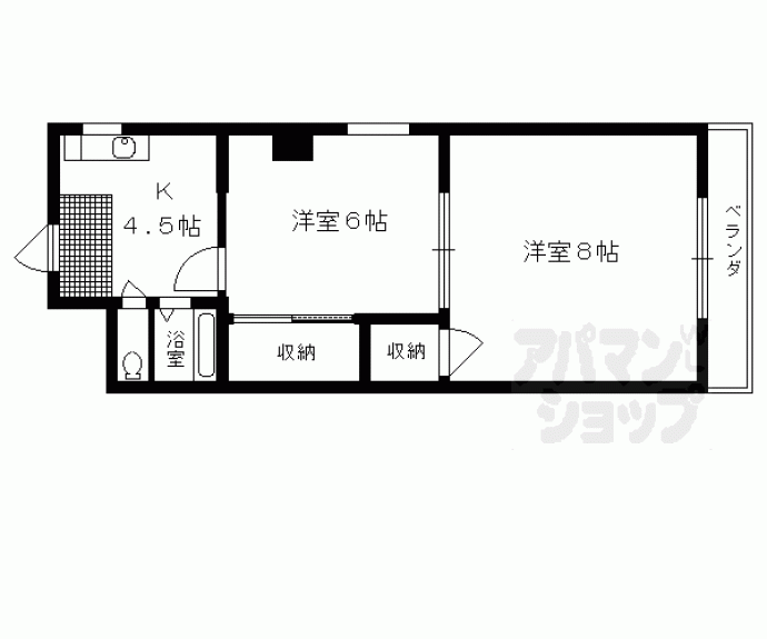 【八文字屋ビル】間取