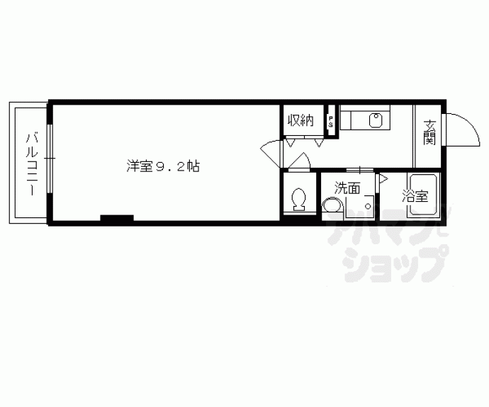 【カームネス祇園南】間取