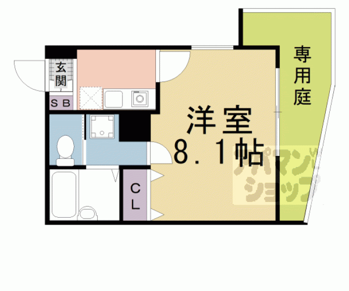 【カームネス祇園南】間取