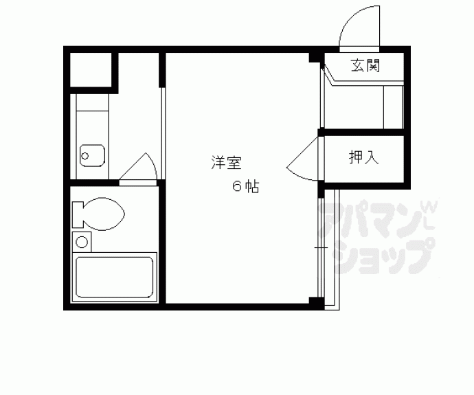 【猪熊ハイツ】間取