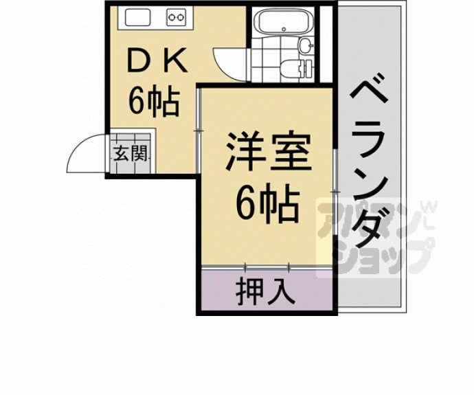 【パティオ壬生】間取