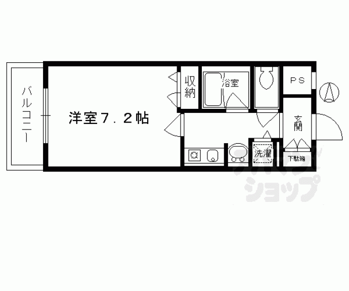 【ベラジオ五条烏丸】間取