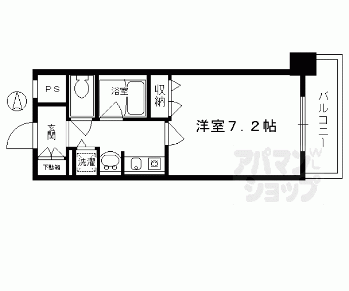 【ベラジオ五条烏丸】間取