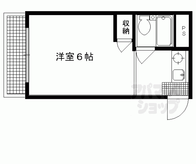 【プチモンド京都】間取