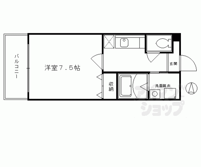 【アライブ富小路】間取