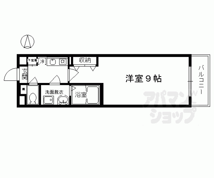 【ファーストコート五条若宮】間取