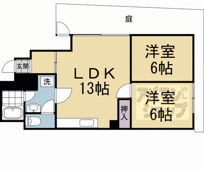 【グランディール錦】間取