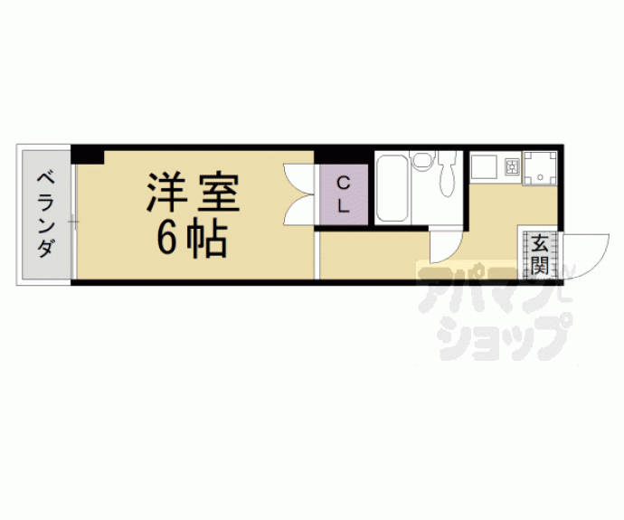 【セゾン大黒町】間取