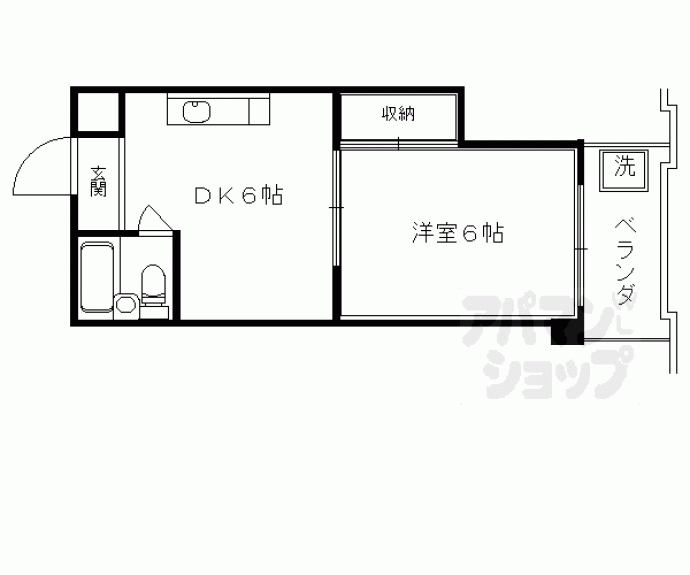 【グランディール葭屋】間取