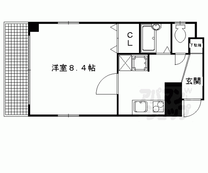 【プラシード白川今小路】間取