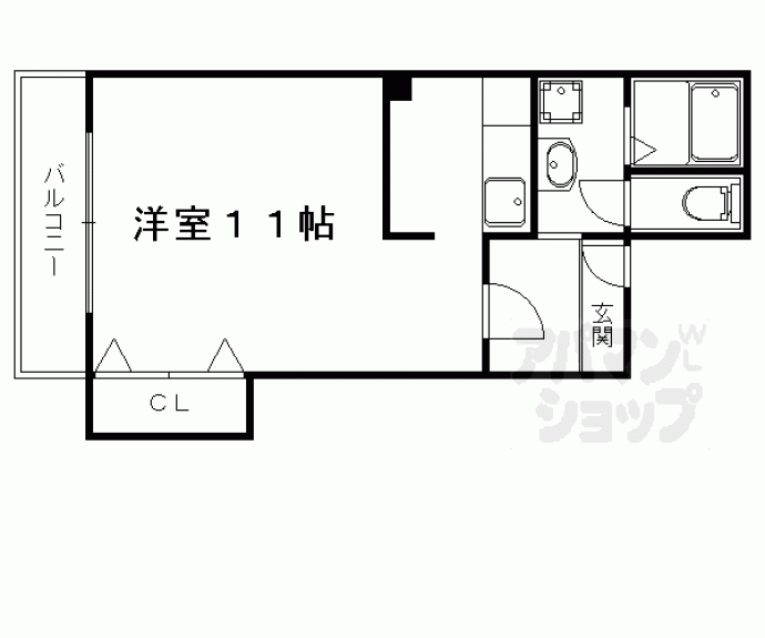 【アルテハイム四条大宮】間取