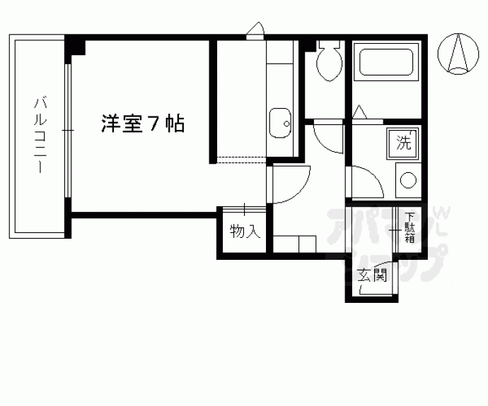 【アルテハイム四条大宮】間取